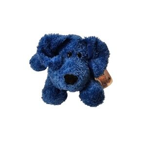 Vintage Commonwealth Animal Alley 1999 Blue Dog Plush Toys R Us Exclusive WT